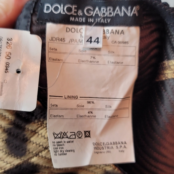 Dolce&Gabbana Animal Print Stretch Dress size 44 - Picture 3 of 5